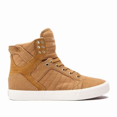 Férfi Supra SKYTOP Magasszárú Cipő HU046513 Barna